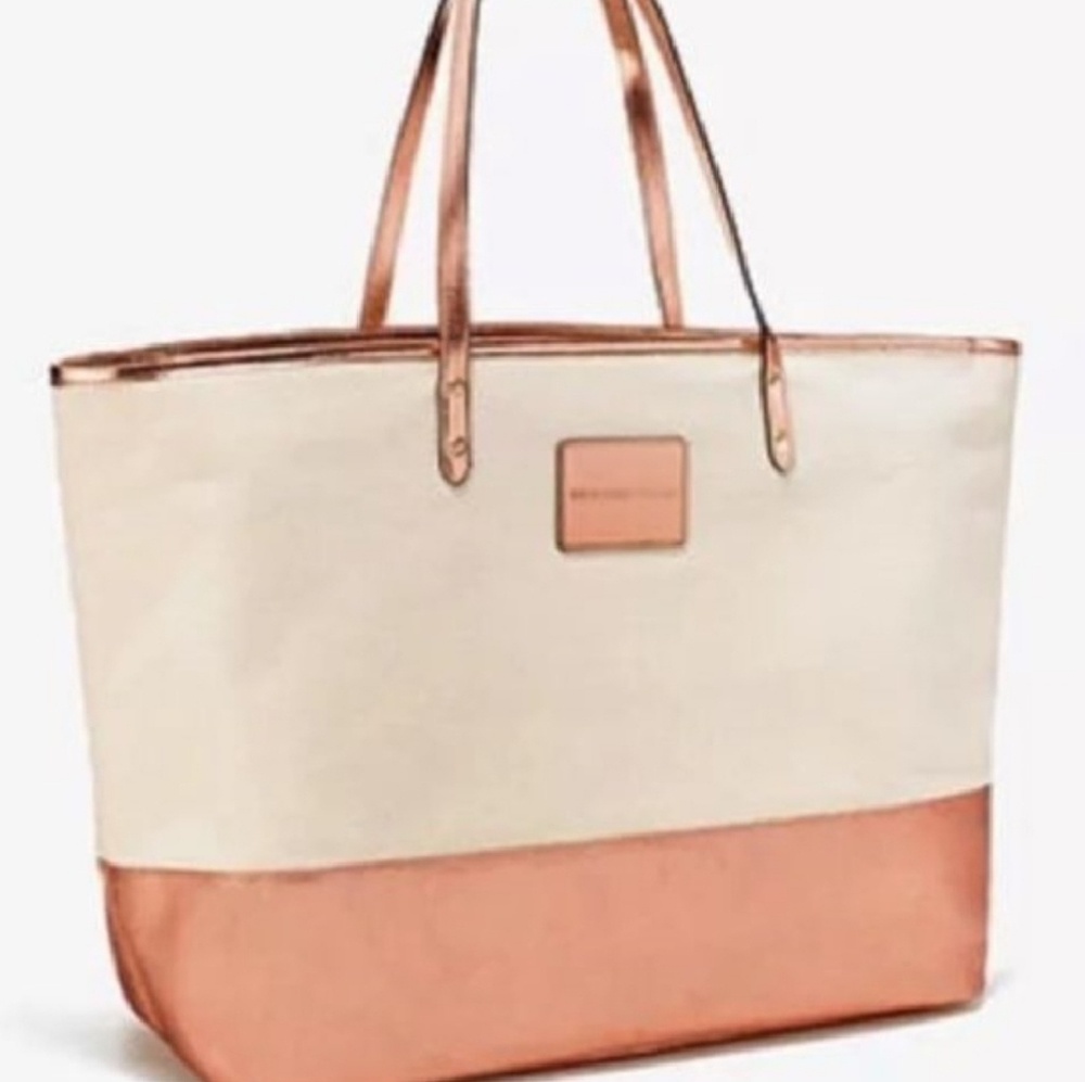 Victoria's secret rose gold bag